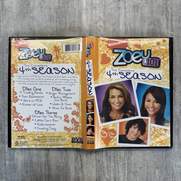 Zoey 101: The Complete Fourth 4th Season 4 DVD 3 Disc Set Nickelodeon OOP MOD - Picture 8 of 8